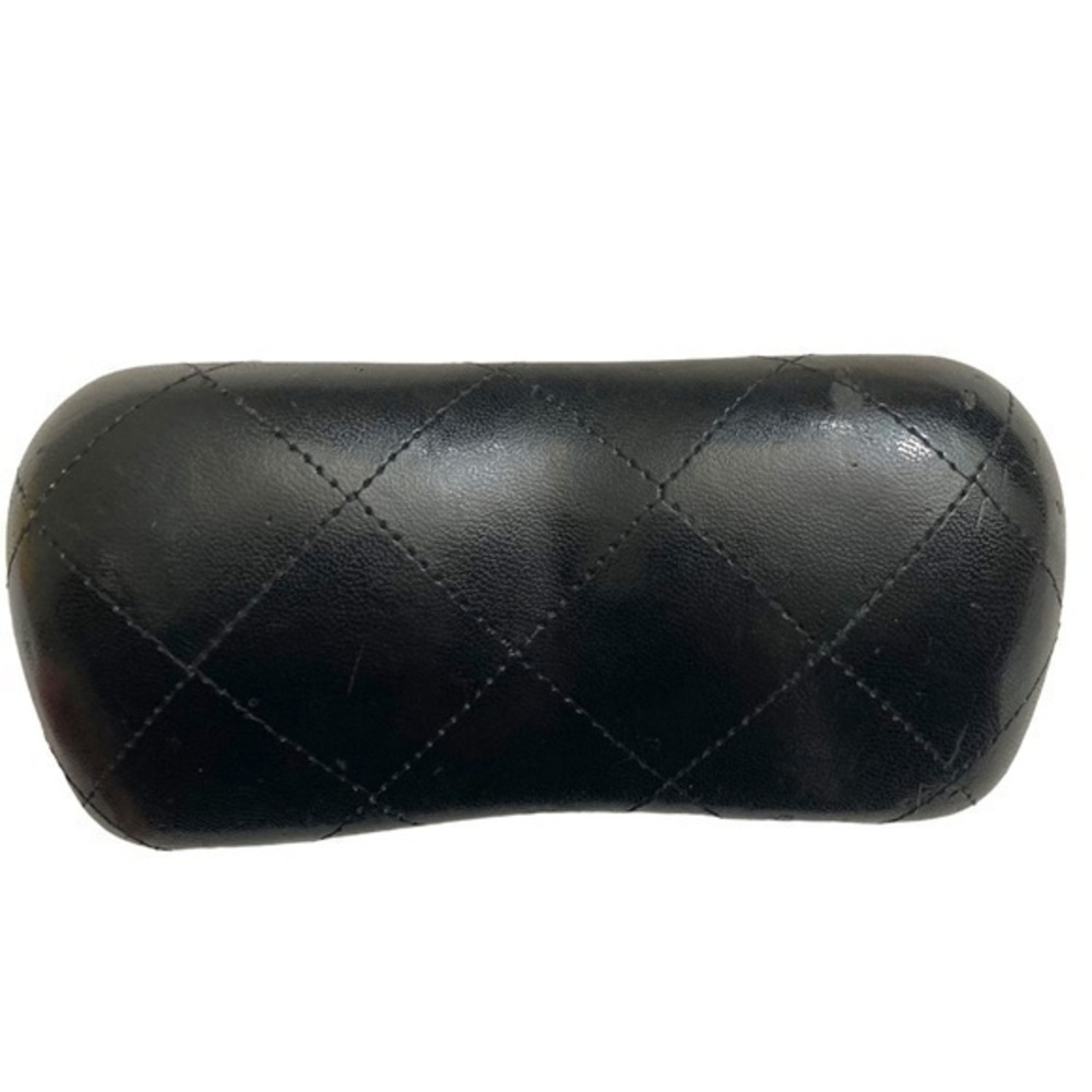 Chanel quilted sunglass case